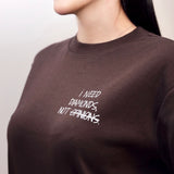 Camiseta Diamante — Marrom
