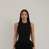 Blusa Peplum - Preto