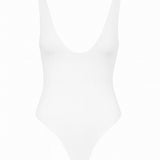 Body duplo decotado - Branco